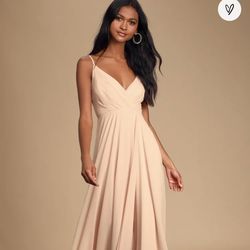 Lulu’s Blush Pink Dress / Bridesmaid Dress / Prom Dress
