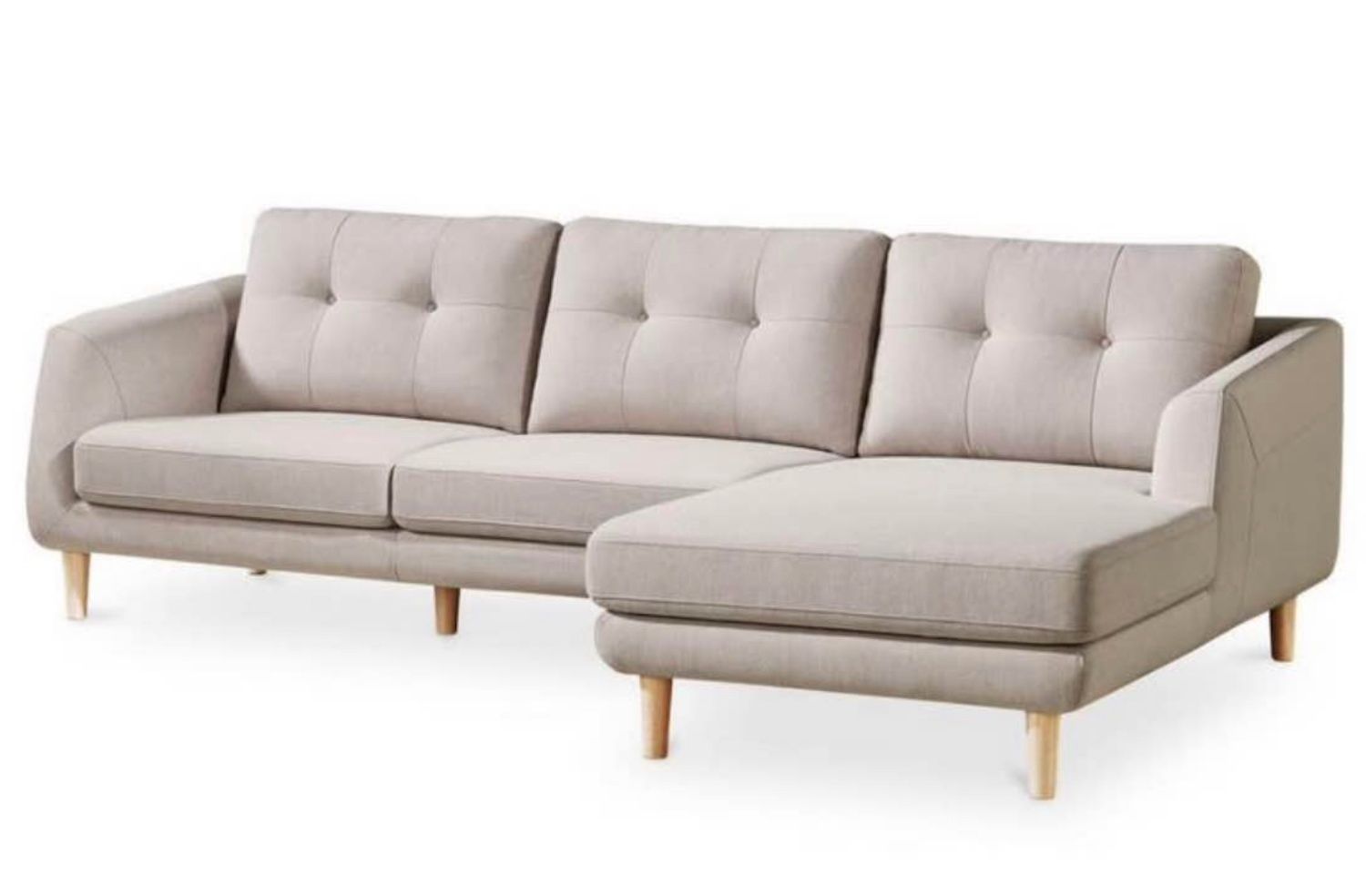 Brand New Corey Beige Sectional Sofa – $1,500 (Retail $3,327)