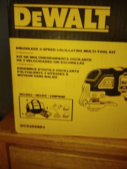 DeWalt 3 speed oscillating multi tool DCS356SD1
