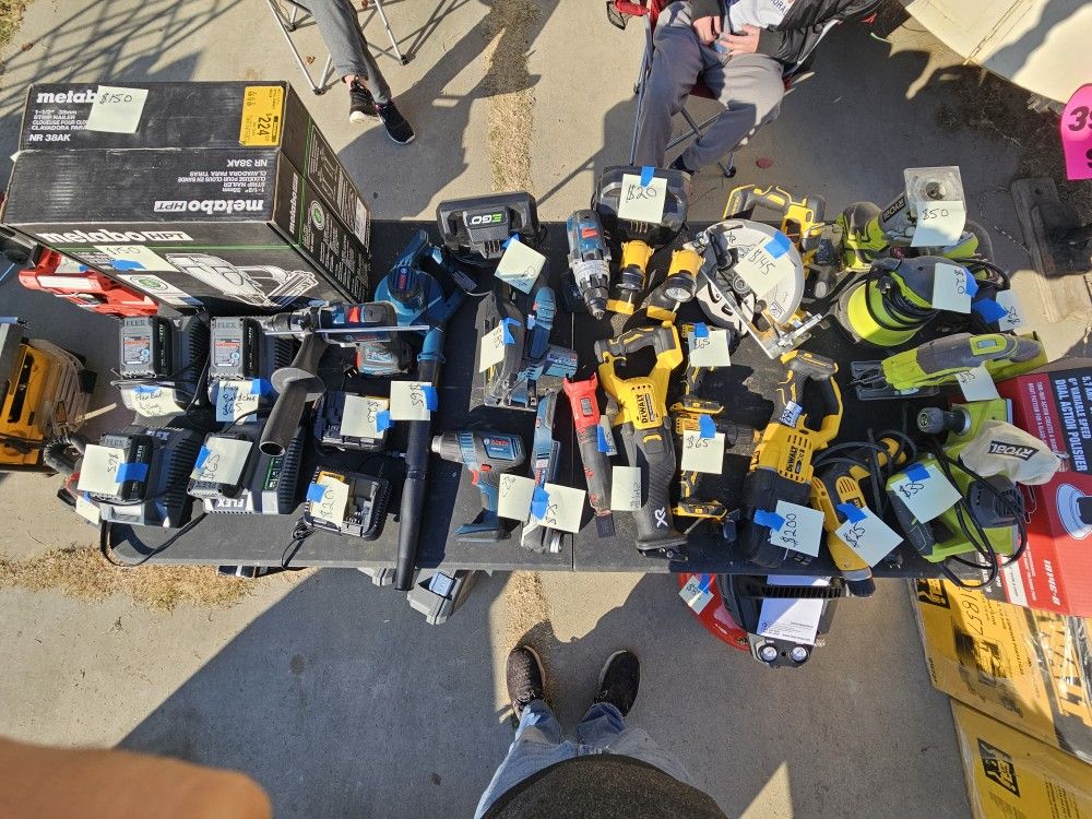 Dewalt, Bosch Tools And Other items