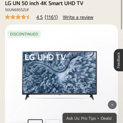 50” LG TV EXCELLENT CONDITION