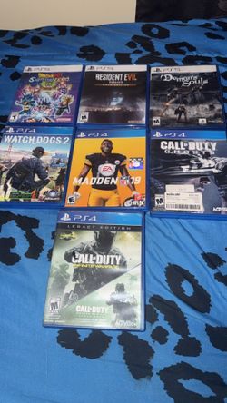 PS4 and ps5 games