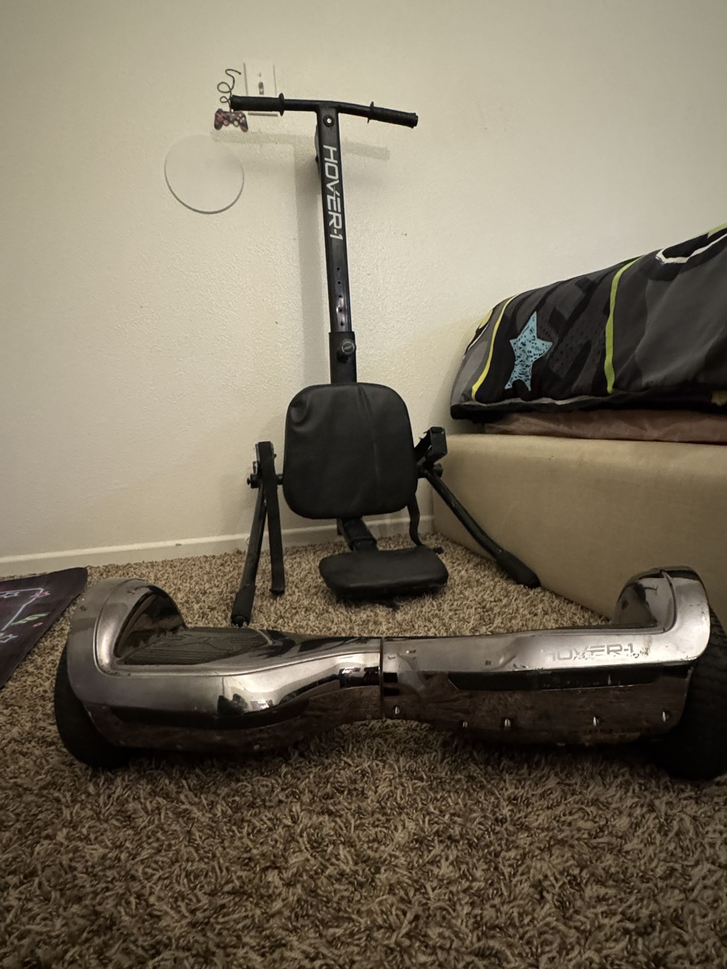 Hover Board And Attachable Go Kart