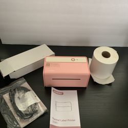 Jadens JD-468BT Thermal Shipping Label Bluetooth Printer. AND big Labels Roll.