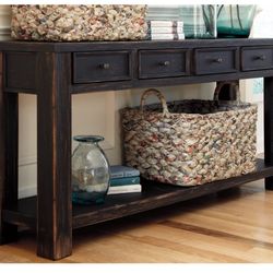 Gavelston 4 Drawers Sofa/Console Table