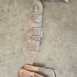Concrete Leather Belt