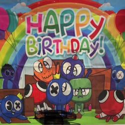 Rainbow Friends Backdrop