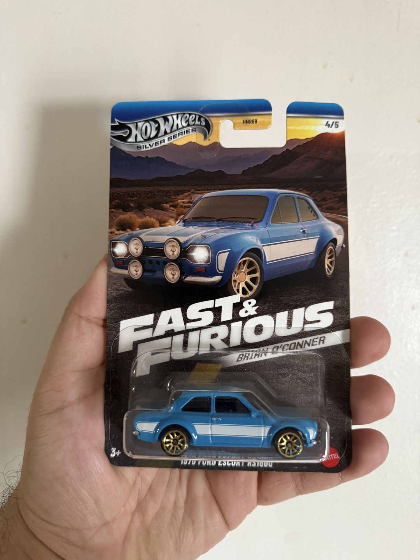 Hot Wheel Brian O’conner Ford Escort