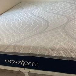Like New Queen Mattress- Box Spring & Bed Frame Optional 