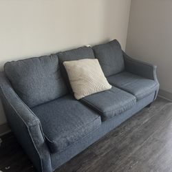 Fabric-woven sofa (with cushions)