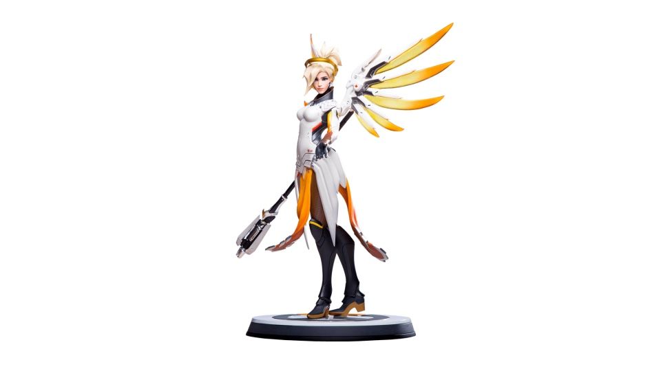 Overwatch Statues (8) Tracer, Mercy, Widowmaker, Dva, Genji, Hanzo, Reaper