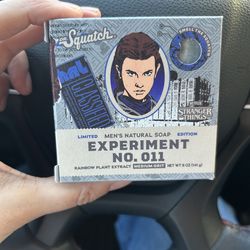STRANGER THINGS Dr. Squatch Limited Edition "Experiment No. 011" Men's Natural Soap