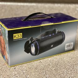 K33 Portable Waterproof Camo Bluetooth Speaker Wireless Bass
