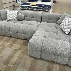 GREY BOUCLE BRAND NEW IN THE BOX