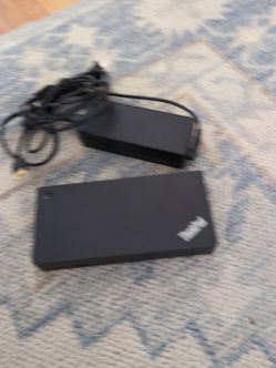Lenovo USB-C dock gen 2 docking station with power supply and cables