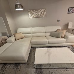 Bergamo Sectional Sofa (White)
