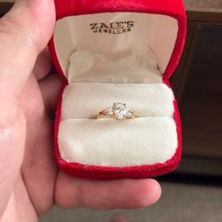 Zales Jewelry Box Gemstone Ring