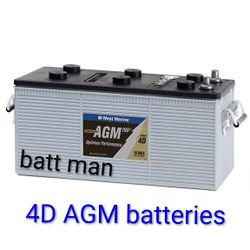 4D AGM Batteries 
