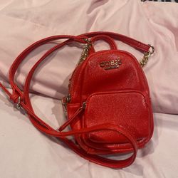 Guess Crossbody Red Small Purse