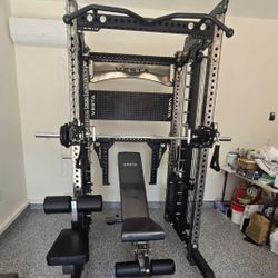 NEW Vesta Pro Series 3in1 Squat Rack | Functional Trainer | Smith Machine | Pulley System |🔴WEIGHTS,BAR, & BENCH SOLD SEPARATELY 🔴 FREE DELIVERY🚚 