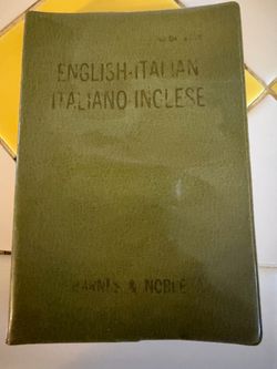 Barnes & Noble English-Italian Dictionary