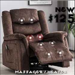 Comhoma Manual Rocker Massager Heater  Recliner Seat Furniture 