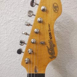 Vintage Icon V-6mr Guitar Nice 