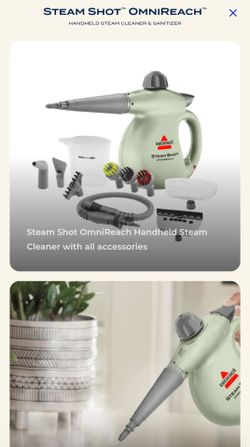 Steam Shot™ OmniReach™ Handheld Steam Cleaner & Sanitizer - NEW