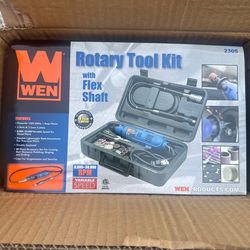 WEN Rotary tool kit with flex shaft