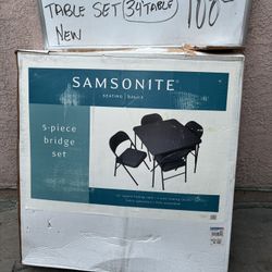 Samsonite Table Set