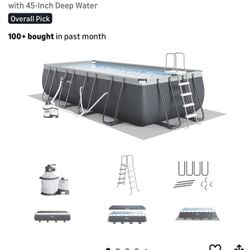 Pool ( Intex above Pool )