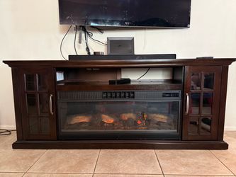Electric Fireplace TV Stand Console