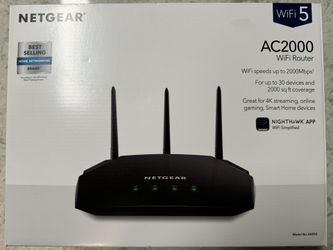 NETGEAR AC2000 Dual Band Gigabit Smart Wi-Fi Router