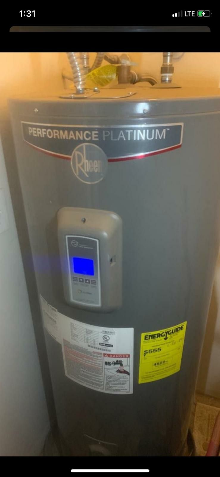 Water heater electric 50 gal