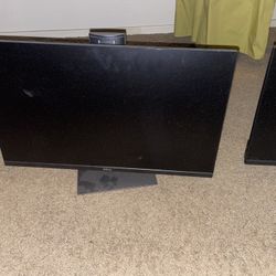 Two Dell Monitors