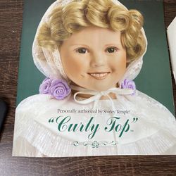 Shirley Temple Porcelain “Curly Top” Doll