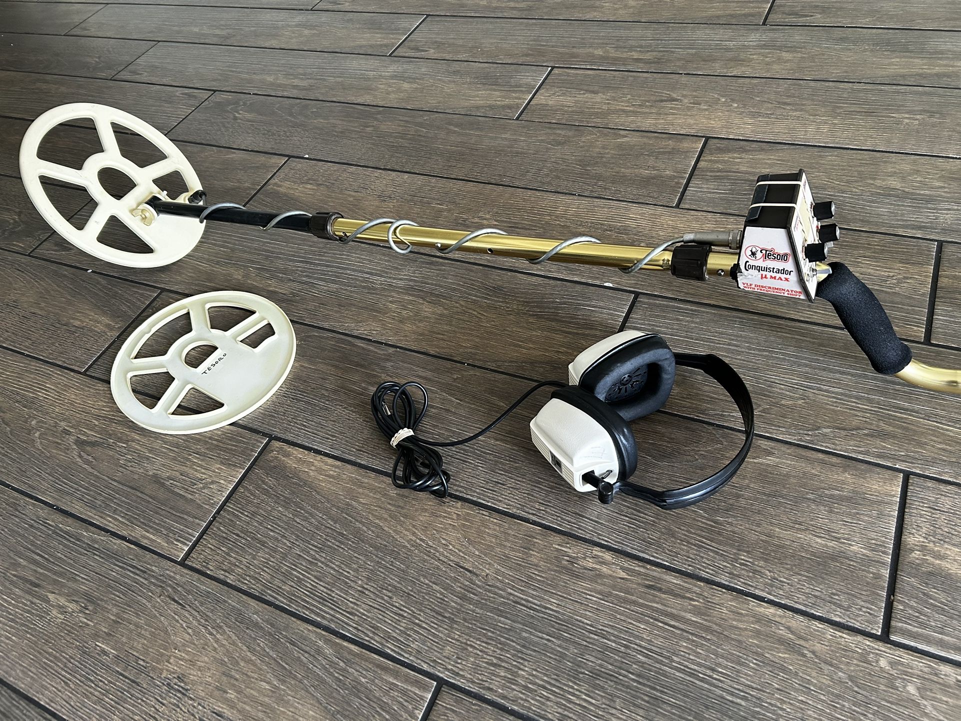 Metal detector Tesoro Conquistador Umax VLF metal detecting come