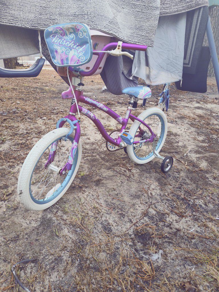 Kid Bicycle And Swing set 
