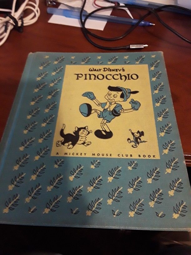 Walt DISNEY PINOCCIO. RARE EDITION.