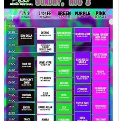 Sunday GA Pass Hard Summer 