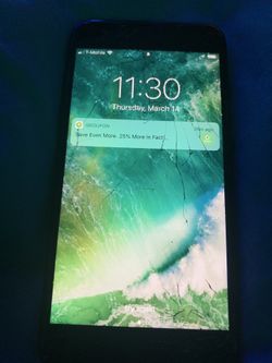 iPhone 7 Plus 128g screen cracked everything works fine