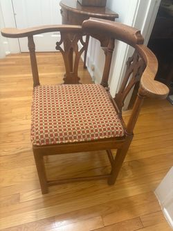 19th Century Georgian Mahogany Corner Chair – Pristine Condition