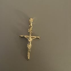 Gold Plated Jesus Pendant 