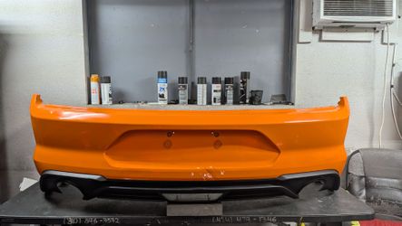 2018-2019-2020-2021-2022 FORD MUSTANG REAR BUMPER OEM USED #10475
