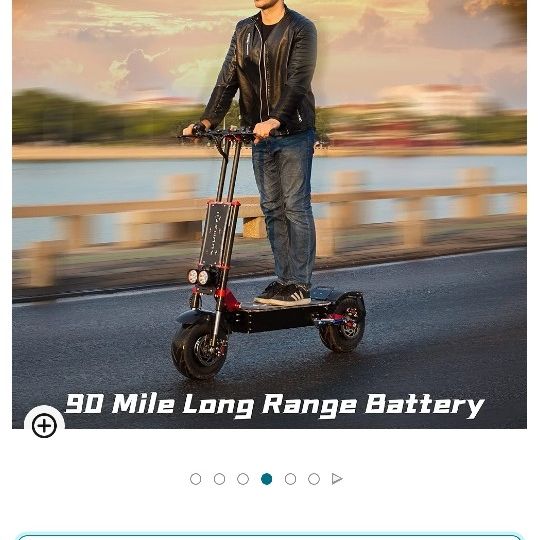  60mph Electric Scooter 8,000 Watts