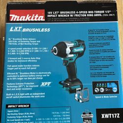 Makita 1/2” Mid Torque Impact Wrench 
