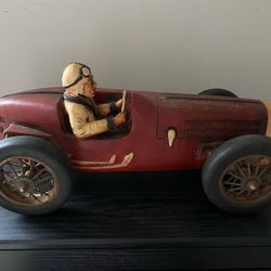 Vintage Bugatti Model Race Car 19”