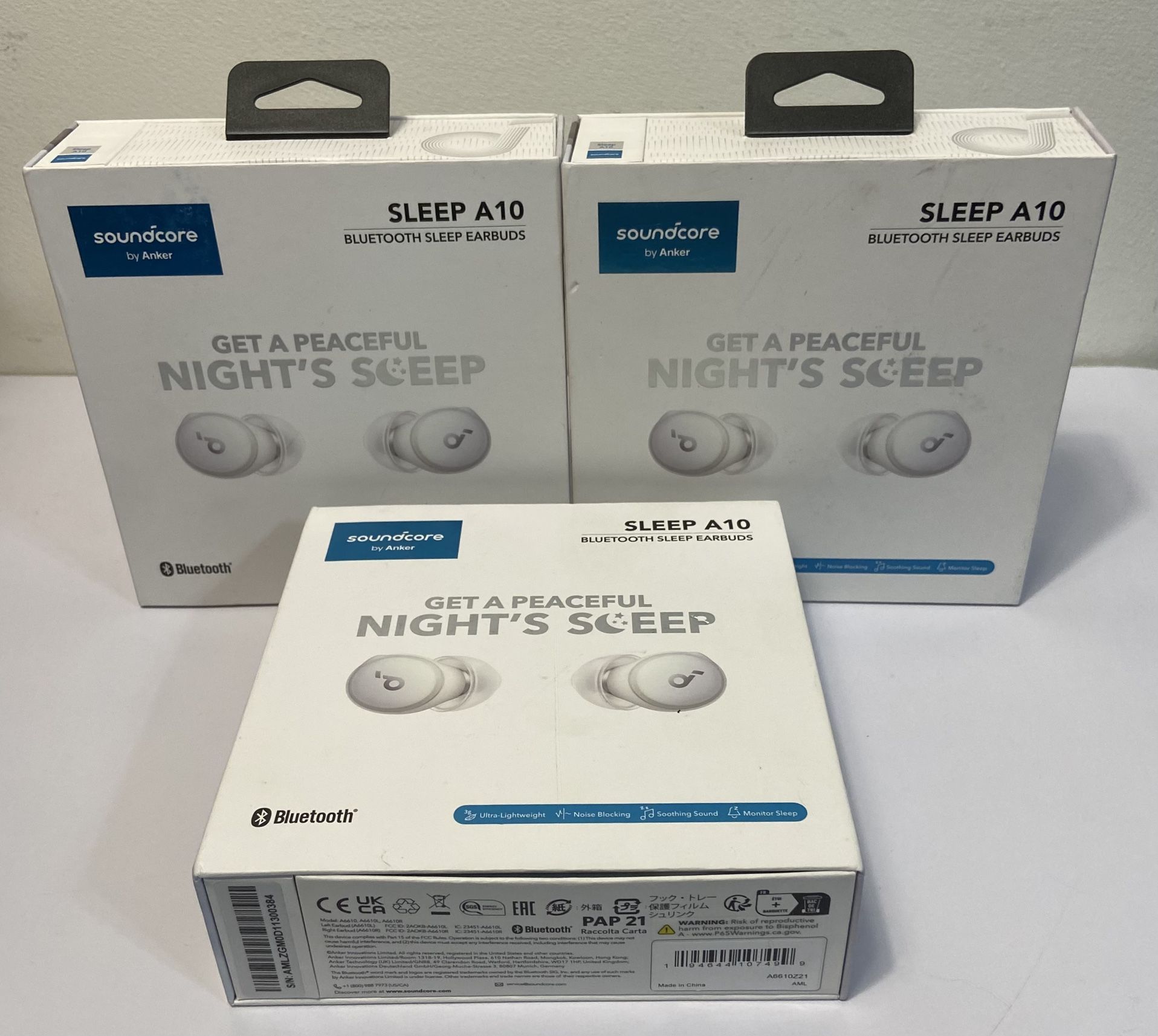 Soundcore Sleep A10 Bluetooth Earbuds Noise Blocking Headphone (Brand New) (#564)