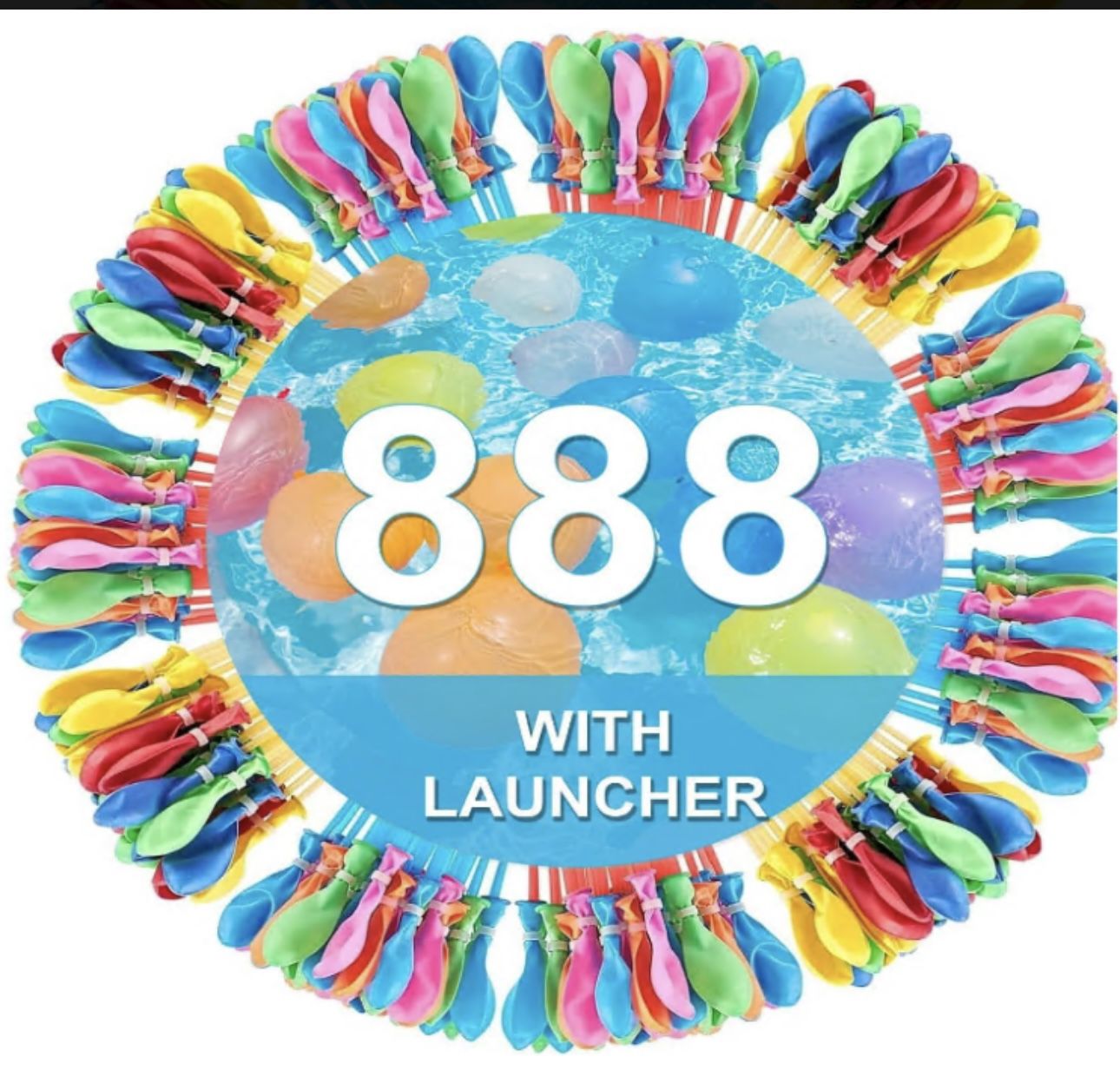 888 Pcs water balloons for summer outdoor activities