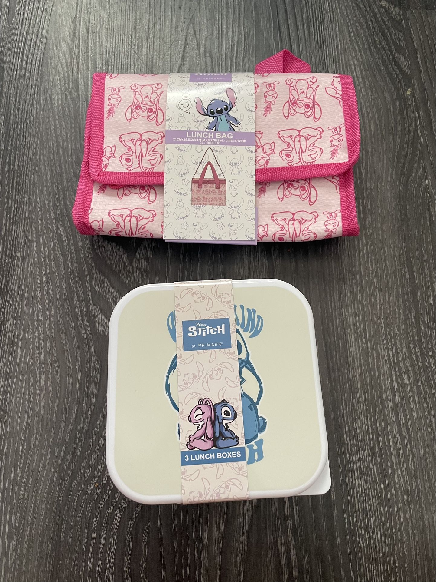 NWT STITCH Lunch Bag And Lunch Box